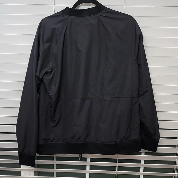 L.L.Bean Womens Black 3-Season Bomber jacket sz Medium - Picture 7 of 10